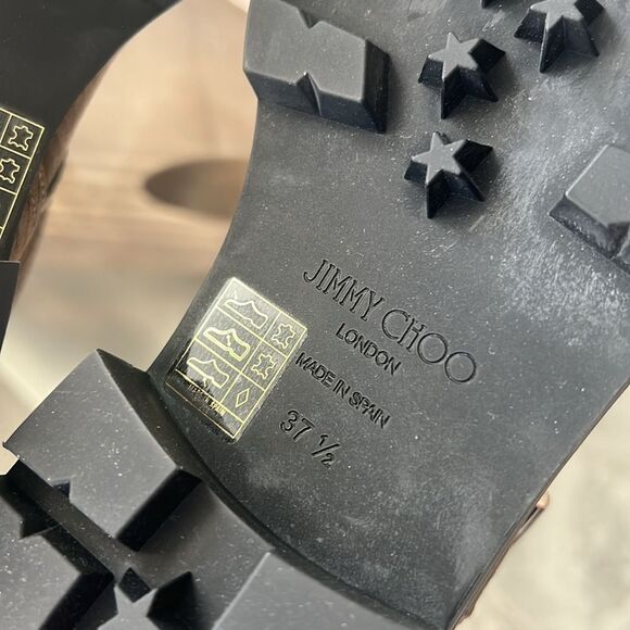 NEW Jimmy Choo Youth II Corduroy Suede Boots, Brown/Clay, New, Size 37.5 - Picture 11 of 14